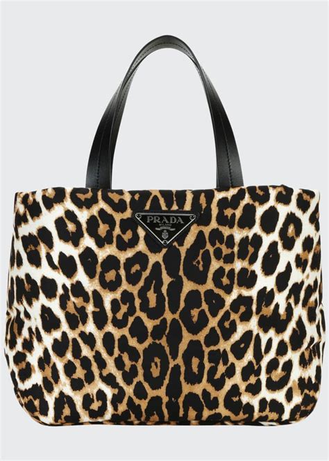 small prada leopard bag|Prada leather backpack.